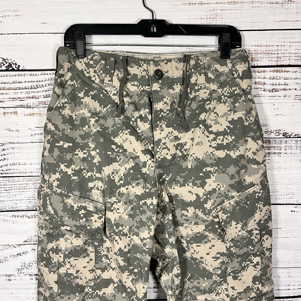 US Military Pants Small Regular Digital Pixel Camo ACU Army Combat Uniform Cargo - Picture 3 of 11